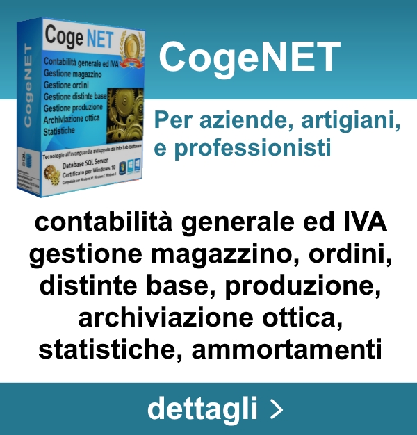 software gestionale pacchetto CogeNET